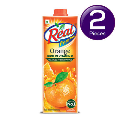 Real Fruit Power Orange Juice 1 l Combo