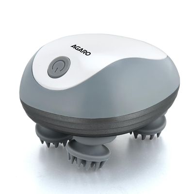 Agaro Scalp Massager Rechargeable Electric Head Kneading 3 Speed Modes Handheld Portable Scratcher