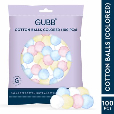 GUBB Coloured Cotton Balls 100s