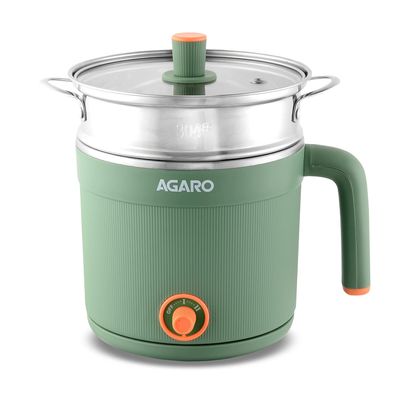 Agaro Regency Multi Cook Kettle Steamer 1.2l Inne Pot Double Layered Body Variable Temperature 600W