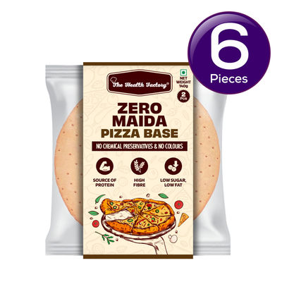 The Health Factory Zero Maida Pizza Base 140 g Combo