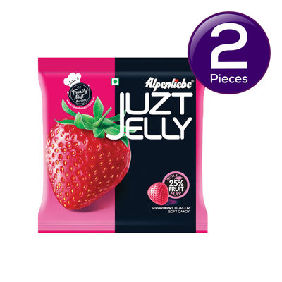 Alpenliebe Juzt Jelly Strawberry Flavour Pouch 148 g Combo