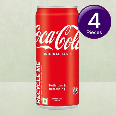 Coca-Cola Soft Drink Can 300 ml X 4 Combo