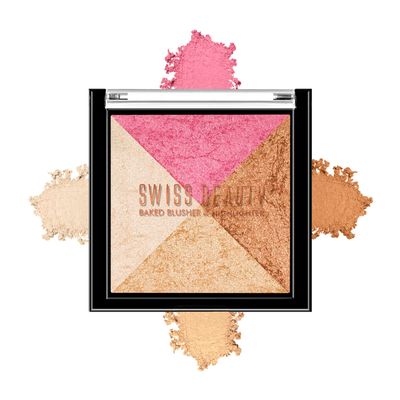 Swiss Beauty Baked Blusher & Highlighter - 05