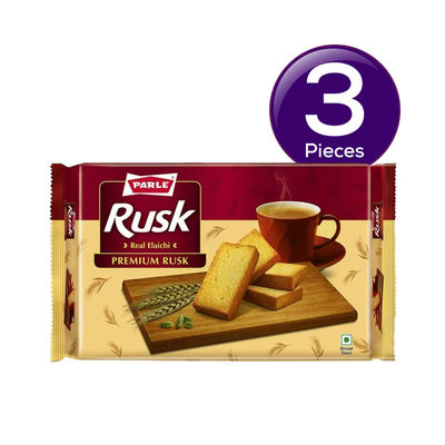 Parle Elaichi Rusk 300 g Combo