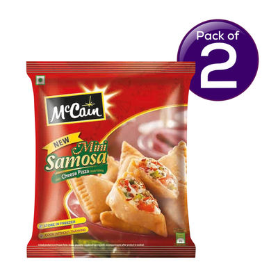 McCain New Mini Samosa With Cheese Pizza Style Filling 240 g Combo