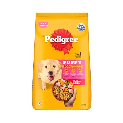 Pedigree Puppy Dry Dog Food Meat & Milk