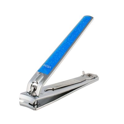 Vega Large Nail Clipper, Glitter, Colour May Vary, (LNC-02)