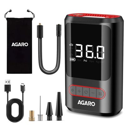 Agaro Galaxy Cordless Tyre Inflator, Upto 150 Psi