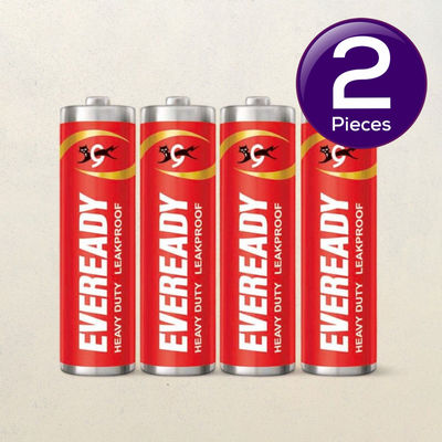 Eveready Carbon Zinc AA Battery 4 pc Combo