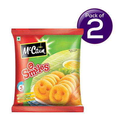 McCain Smiles Cripsy Happy Potatoes 415 g Combo