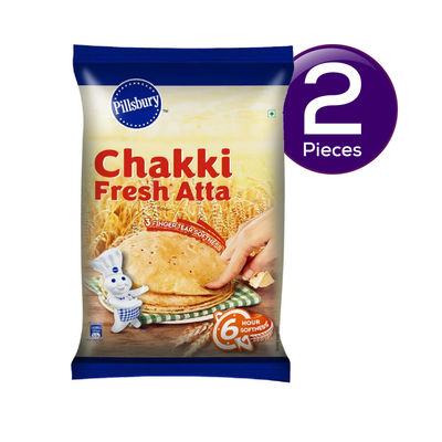 Pillsbury Atta/Godihittu - Chakki Fresh 2 kg Combo