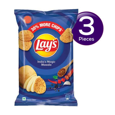 Lay's India's Magic Masala Potato Chips 50 gms Combo