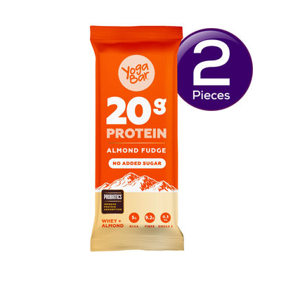Yoga Bar 20g Protein Bar, Almond Fudge, Multigrain Energy Bar, High Protein Bar 70 g Combo