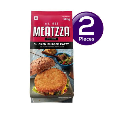 Meatzza Chicken Burger Patty 500 g Combo