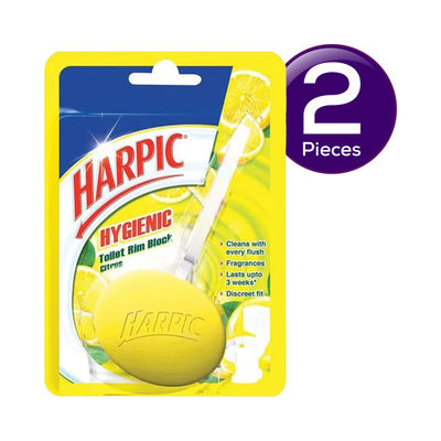 Harpic Toilet Rim Cleaner Blocks - Citrus 26 g Combo