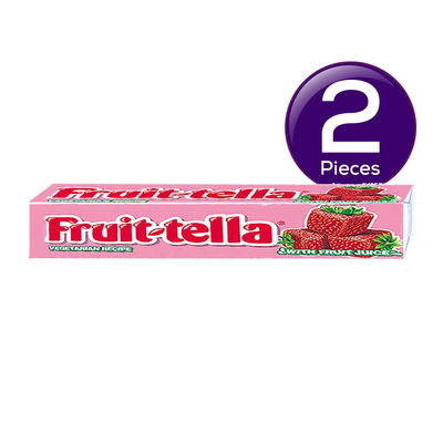 Fruittella Strawberry Flavour Chewy Toffee Stick 45 g Combo