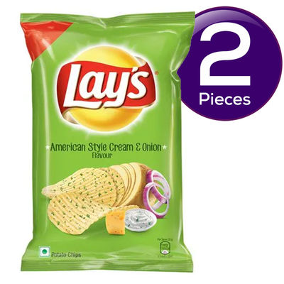 Lay's American Cream & Onion Potato Chips 48 g Combo