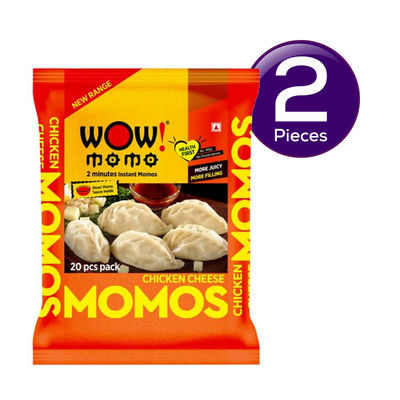 Wow! Chicken Cheese Momos 20 pc Combo