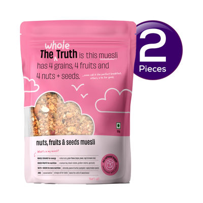 The Whole Truth Nuts, Fruits & Seeds Muesli 350 g Combo