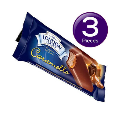London Dairy Caremello Stickles Bar Ice Cream Stick 75 g Combo
