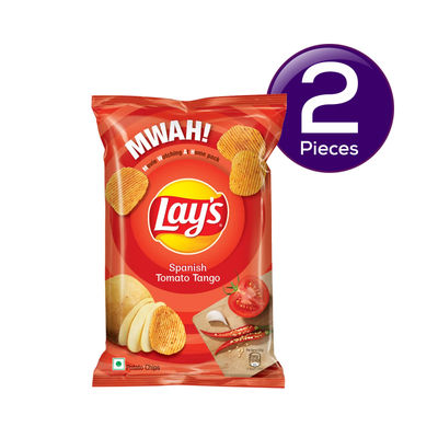 Lay's Spanish Tomato Tango Potato Chips 82 g Combo