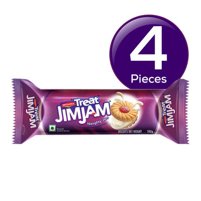 Britannia Treat Jimjam Cream Biscuits Combo