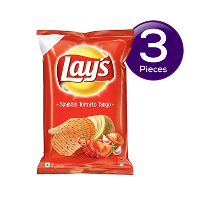 Lay's Spanish Tomato Tango Potato Chips 78 gms Combo