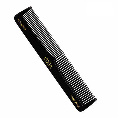 Vega Graduated Dressing Hair Comb,for Men and Women, Black,Handmade | HMBC-118