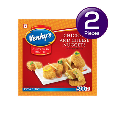 Venky's Chicken & Cheese Nuggets 500 g Combo