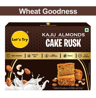 Let'S Try Almond Kaju Cake Rusk