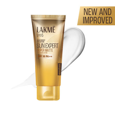 Lakme Sun Expert SPF 30 PA++ Super Matte Lotion Sunscreen, Lightweight, Non Sticky