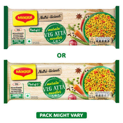 Maggi Nutri-Licious Veg Atta Masala Noodles