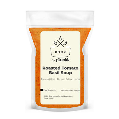 Pluckk Roasted Tomato and Basil Soup