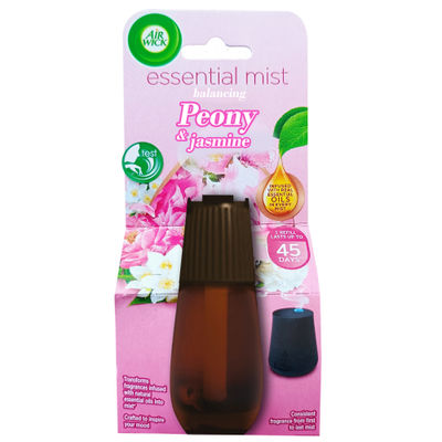 Airwick Essential Mist Automatic Fragrance Mist Diffuser Refill, Peony & Jasmine