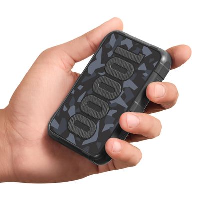 Ambrane 10000Mah Rugged, Slim & Compact Powerbank, 22.5W Fast Charging (Force 10K, Black)