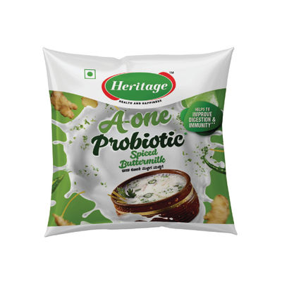 Heritage A-One Probiotic Buttermilk - Spiced