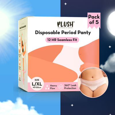 Plush Disposable Period Panty - L-Xl