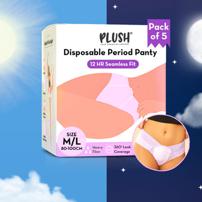 Plush Disposable Period Panty - M-L