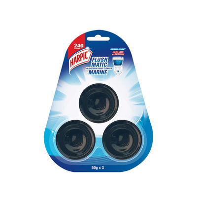 Harpic Flushmatic Toilet Cleaner Blocks - Marine