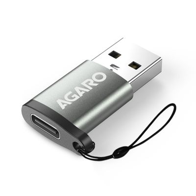 Agaro Usb Type C Female To Usb Male Otg Adapter, Works With Laptops,Chargers,And More Devices