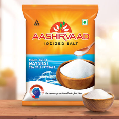 Aashirvaad Iodized Salt | Natural | Solar Evaporated Everyday Salt