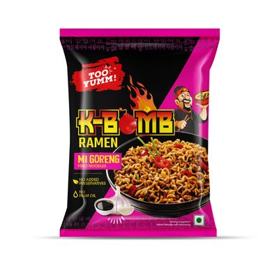 Too Yumm! K-Bomb Mi Goreng | Ready to cook Instant Noodles | 100% Veg | Indonesian Noodles