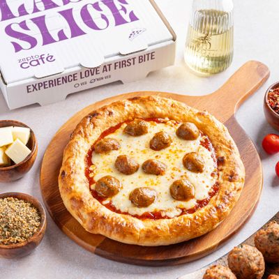 Chicken Meatball Pizza
