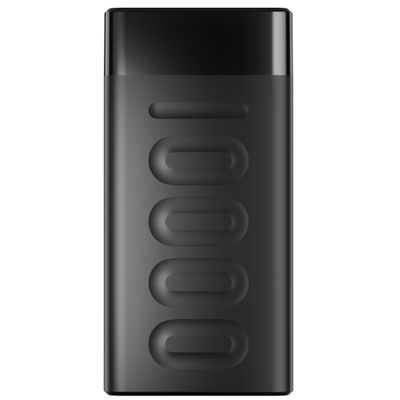 Ambrane 10000mAh Slim & Compact Powerbank, 22.5W Fast Charging + Type C Cable (Stylo 10, Black)