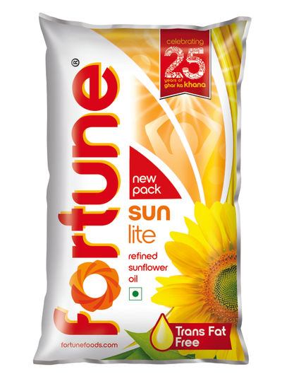 Fortune Sunlite Refined Sunflower Oil | Pouch
