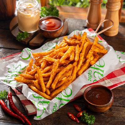 French Fries (M) with Smoky Chatpata Chaska