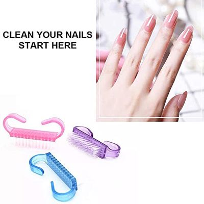 Handle Grip Nail Brush ( Set Of 3 )