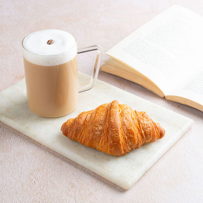 Butter Croissant & Latte Combo
