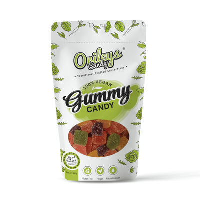 Orileys Jujubes Sugar Sprinkled Veg Gummy Candy Assorted